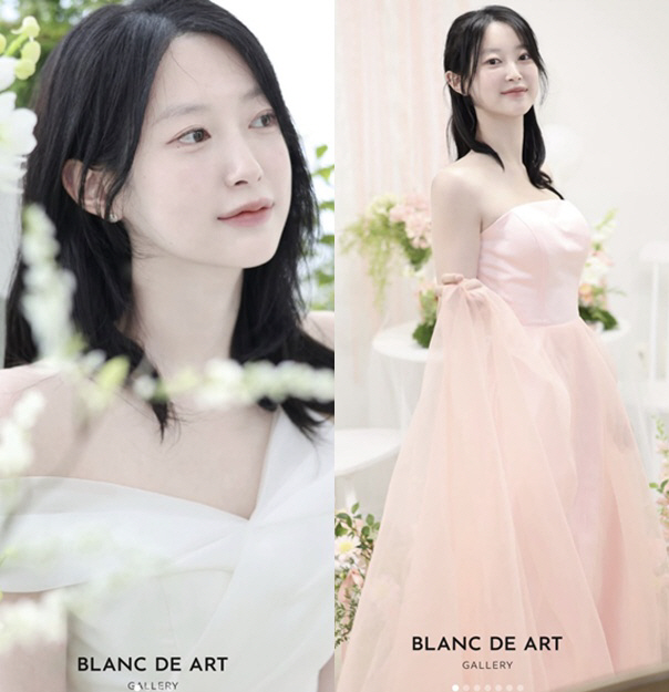 '인기녀' 25기 영자, 웨딩드레스 입었다..결혼 질문 쏟아지자