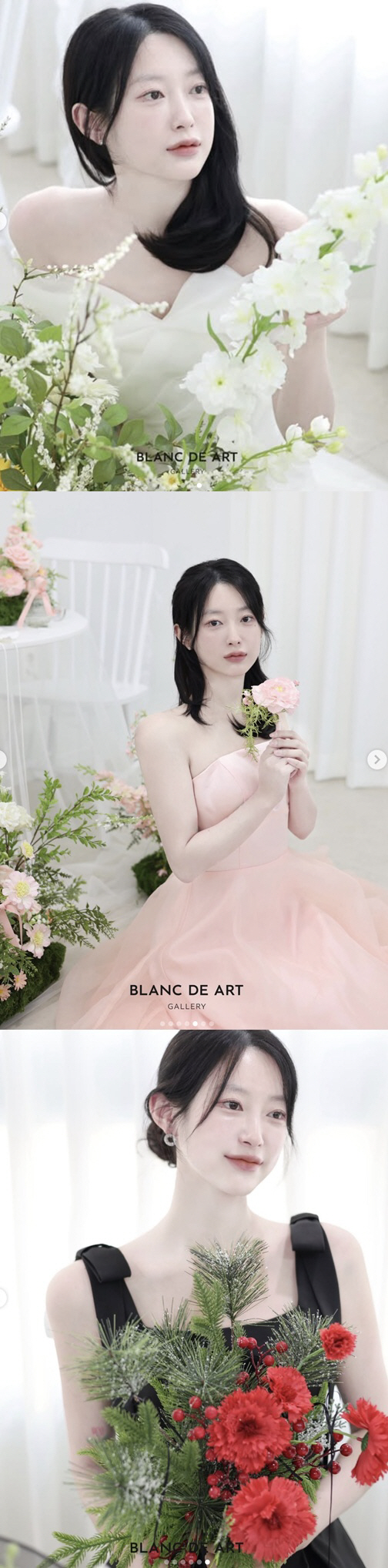 '인기녀' 25기 영자, 웨딩드레스 입었다..결혼 질문 쏟아지자 "NO"