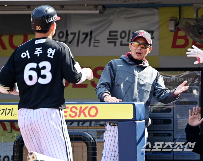 '이주헌 또 홈런, 0.414' 우승후보 LG, 삼성, 35안타 달구벌 난타전→LG, 시범경기 최다 14득점 진땀승