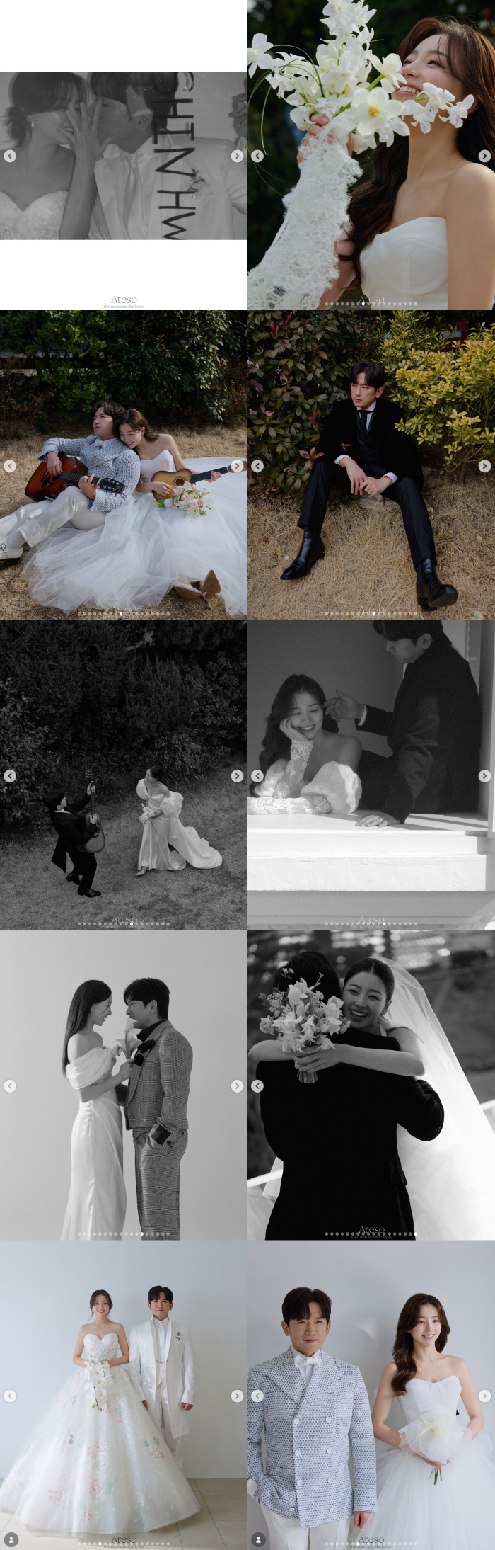 이민우♥이아미, 웨딩화보 대방출 "결혼 7일 전, 두근두근"