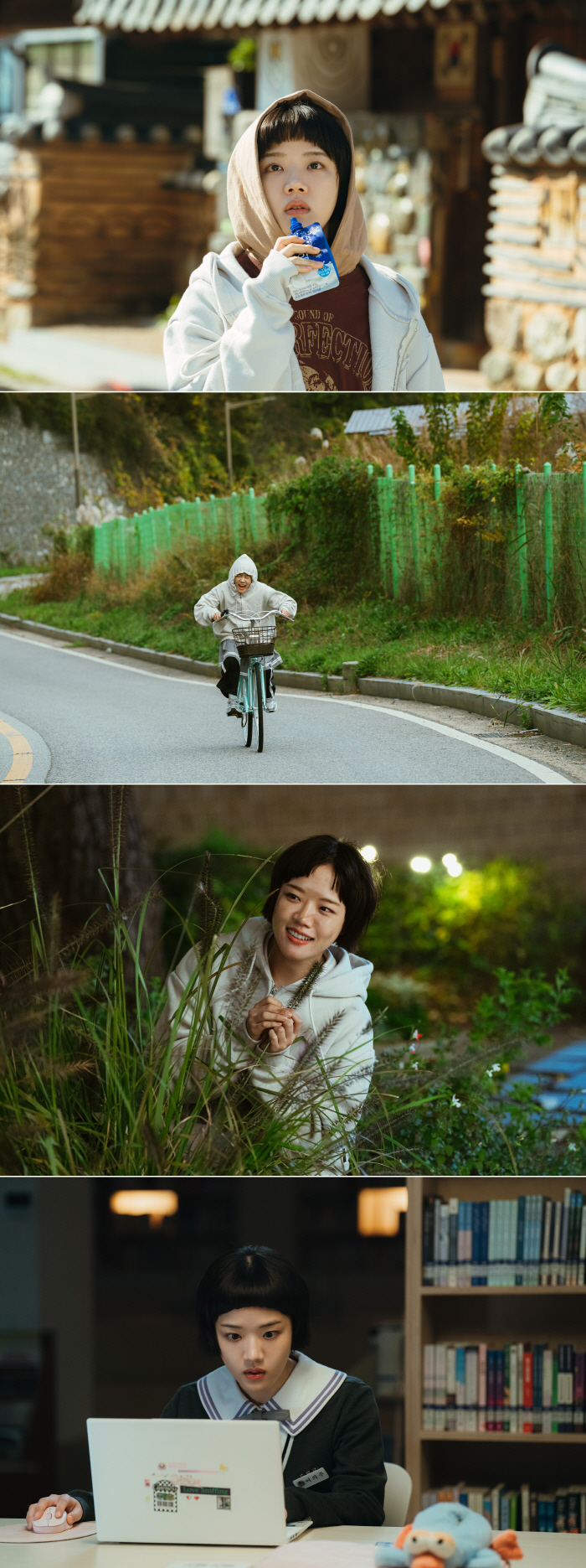 김향기, 26살 맞아? 최강 동안 스펙으로 여고생役 찰떡 소화..'로맨스의 절댓값' BL작가 '이중생활'