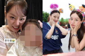 혜리, 이모됐다..붕어빵 여동생, 결혼 4달 만 득녀 