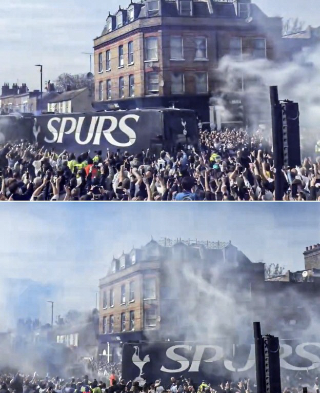손흥민 벽화 앞에서 폭발! "강등 퍼레이드인가" 조롱까지...런던 거리 …