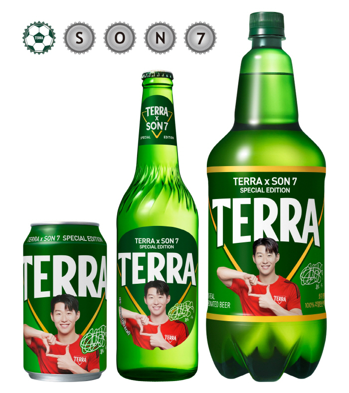 하이트진로, 손흥민 모델 '테라 X SON7' 스페셜 에디션 출시