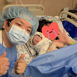 곽튜브, 24일 아빠 됐다..♥아내 닮은 子 공개 