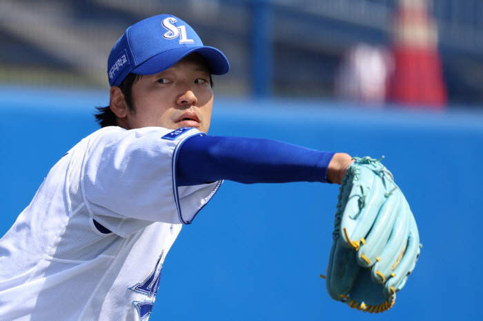 '100% 회복' 백정현, KIA전 최후의 리허설… 박진만 감독 