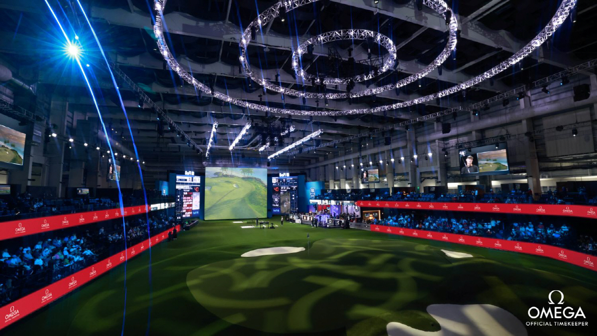 스위스 럭셔리 워치 오메가, '흥행 돌풍' TGL을 끌어가는 힘!