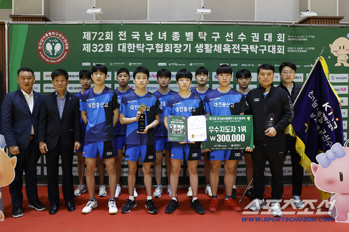 "15세 탁구괴물 이승수,고등부 형님들 다 꺾었다!" 男단식 '월반' 우…