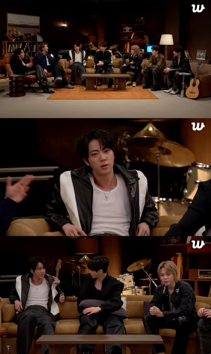 BTS 진, 새 앨범 크레딧 혼자 빠진 이유?.."투어로 바빠, 컨디션 안 좋았다"