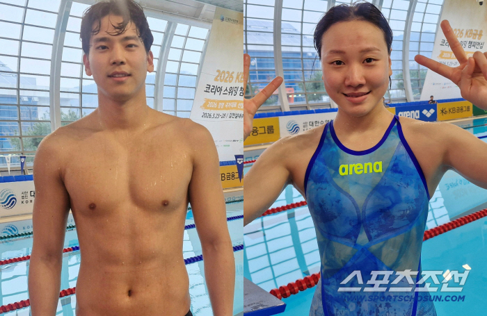 '韓배영 자존심' 이주호 200m 1위 '3연속 亞게임 가즈아!' ... '배영천재'이은지도 1위! "항저우銀→金으로!"[2026 경영대표선발전]