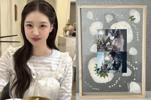 김지연, '정철원과 파경' 두 달만에 선물 받은 부케 액자 