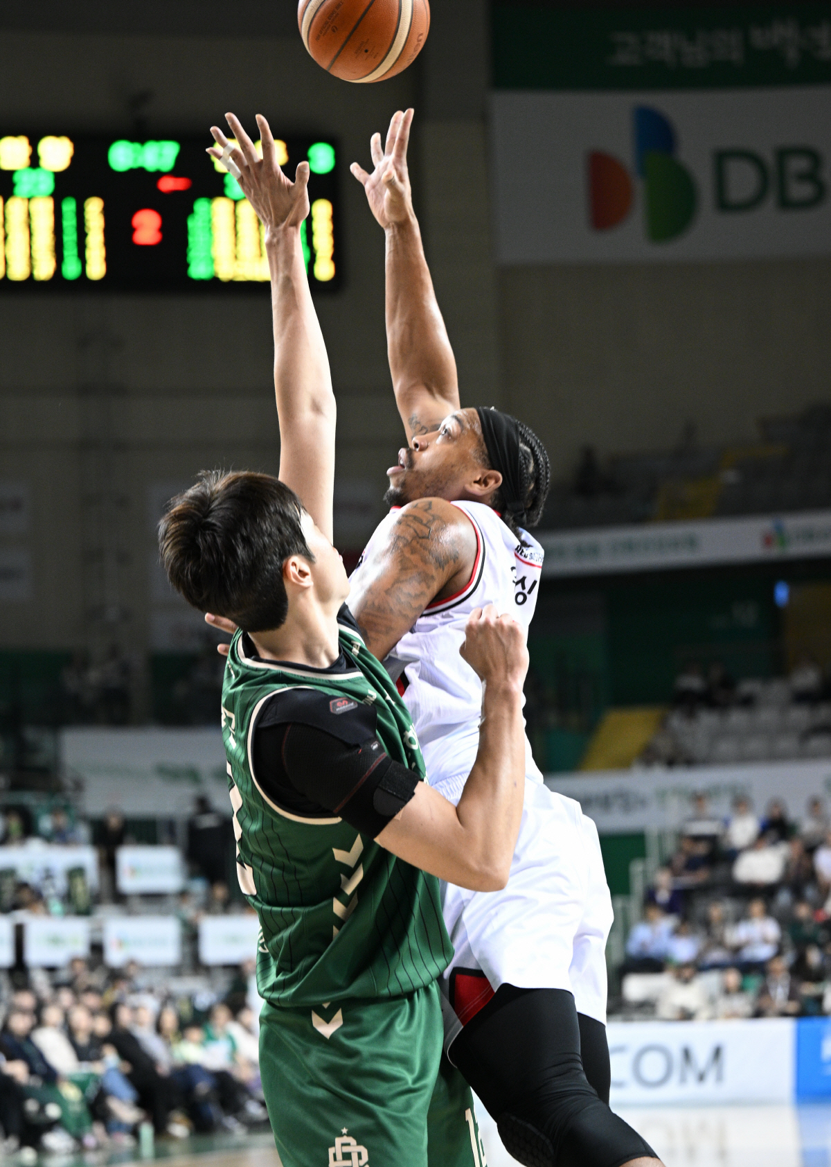 [KBL리뷰]'점프볼 따도 안되네' DB, 정관장에 혈투 끝 역전패…2연…