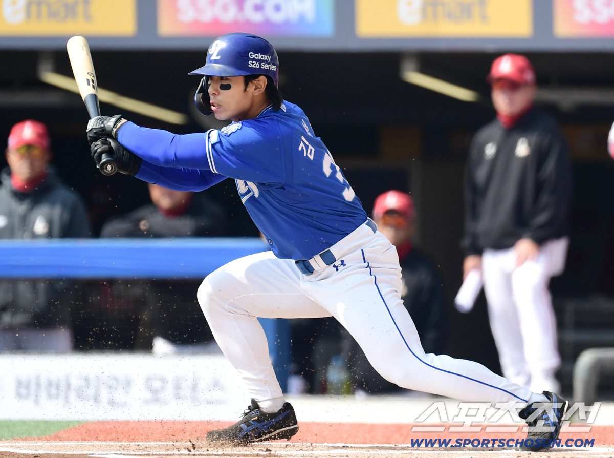 "디아즈보다 발사각이 컸다" 시범경기 0.563, 만찢남인가? 두번의 깨…