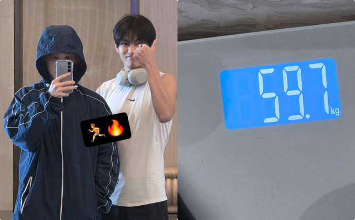 BTS 지민, 컴백 몸무게 59kg 인증..뷔와 뉴욕 러닝까지 '관리 끝판왕'