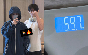 BTS 지민, 컴백 몸무게 59kg 인증..뷔와 뉴욕 러닝까지 '관리 끝판왕'