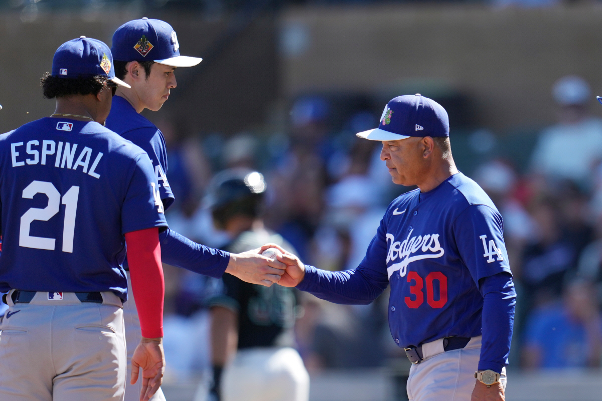 'LAD 철밥통 논란' 깜짝 반전! 日 투수 사사키 '2개월 시한부 선발…