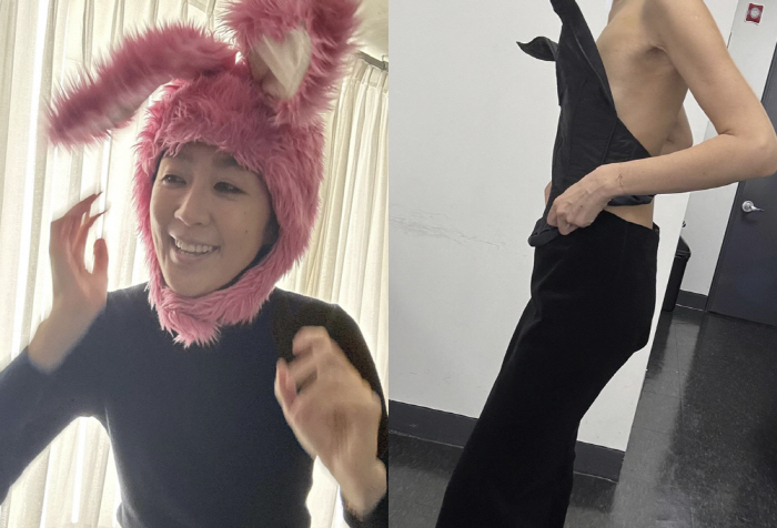 '180cm·51kg' 홍진경, 가슴뼈 훤히 드러난 드레스핏..."요즘 …