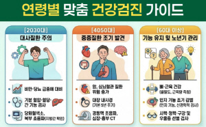 건강검진도 전략 필요…2030 '대사질환', 4050은 '암' 초점