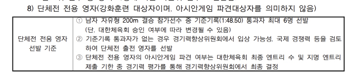 "亞게임 2연패 도전!" '수영괴물'황선우 자유형 200m 반박불가1위! 2위 김우민X3위 이호준+김민섭X김준우 NEW 계영 멤버! 김영현 "아깝다 0.01초"[경영국대선발전]
