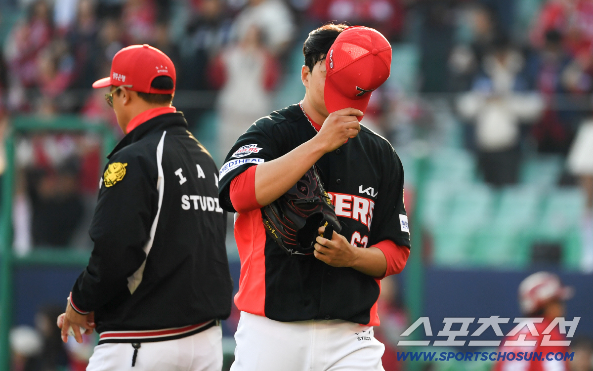 '널 믿었는데' 충격 빠진 이범호 감독, 9회 정해영 붕괴→조상우 끝내기…