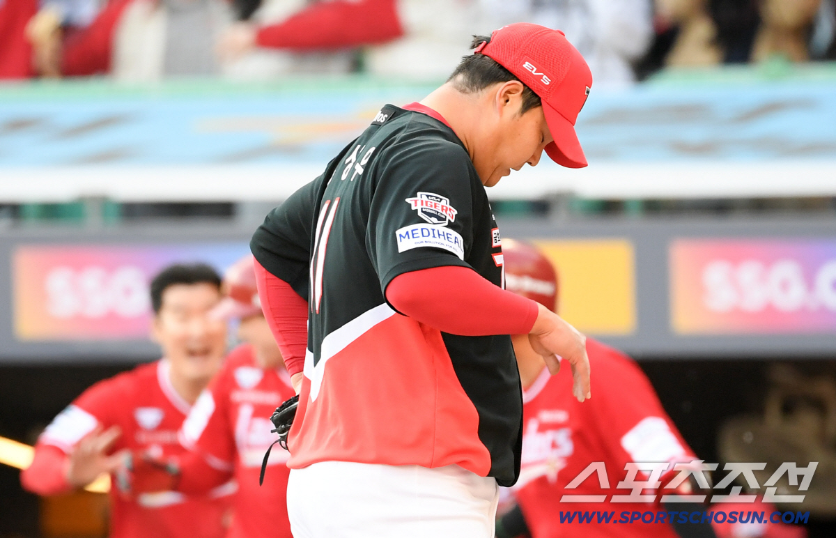 '널 믿었는데' 충격 빠진 이범호 감독, 9회 정해영 붕괴→조상우 끝내기…