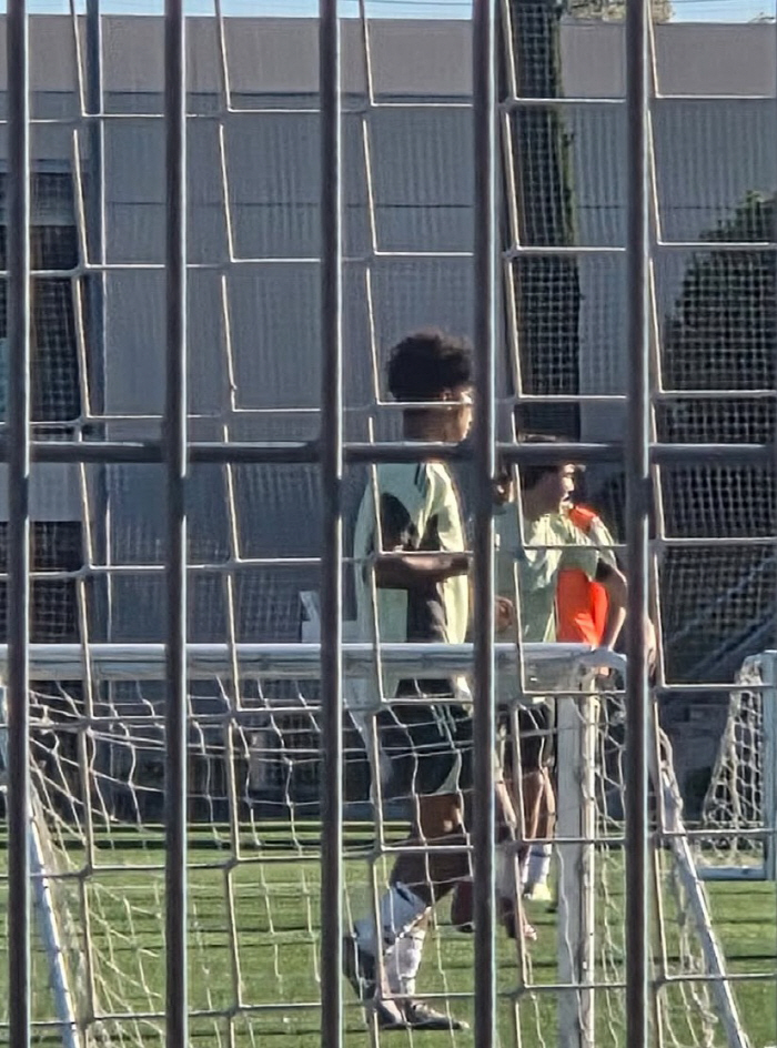 "결국 '아빠 찬스'였어" 호날두 주니어, 레알 마드리드 훈련장 드디어 …