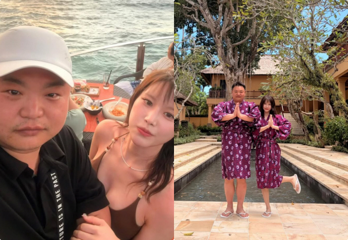 '초롱이' 고규필, ♥에이민과 결혼 3년 만 허니문 "발리에서 행복만 가득"