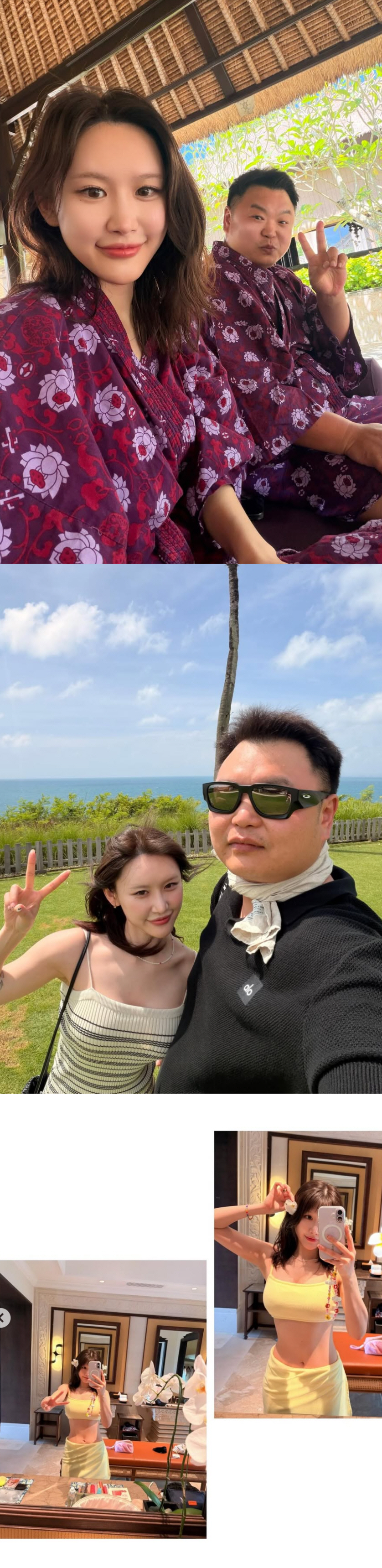 '초롱이' 고규필, ♥에이민과 결혼 3년 만 허니문 "발리에서 행복만 가…