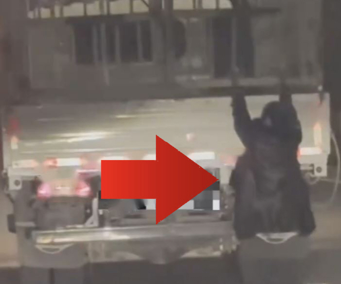 남편 트럭에 매달린 아내…"바람피우는 줄 알고" 황당