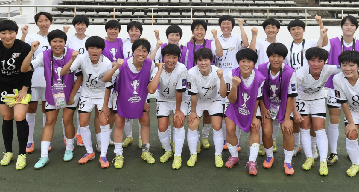 북한 내고향체육단  사진출처=AFC