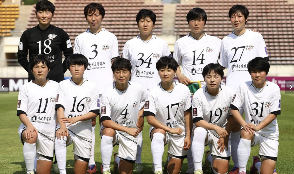 북한 내고향체육단  사진출처=AFC