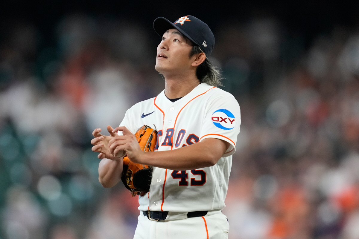 데뷔전을 망친 휴스턴 애스트로스 이마이 다쓰야. AP연합뉴스