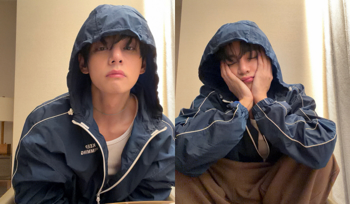 BTS 뷔, 이런 비주얼 반칙이지…무대 밖 일상서도 빛나는 얼굴