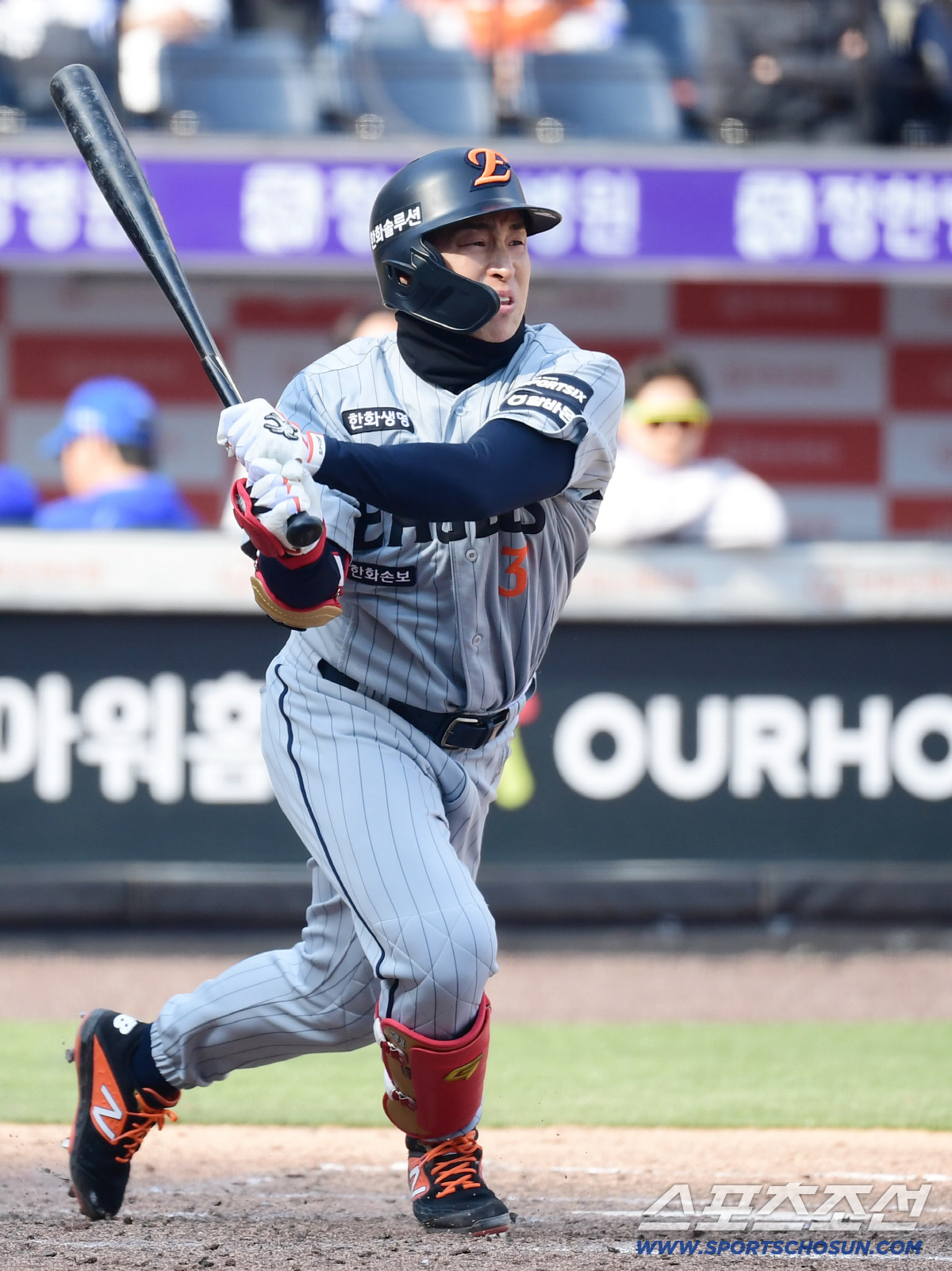 13일 대전 한화생명볼파크에서 열린 KBO리그 시범경기 한화와 삼성의 경기. 타격하고 있는 한화 손아섭. 대전=송정헌 기자songs@sportschosun.com/2026.03.13/