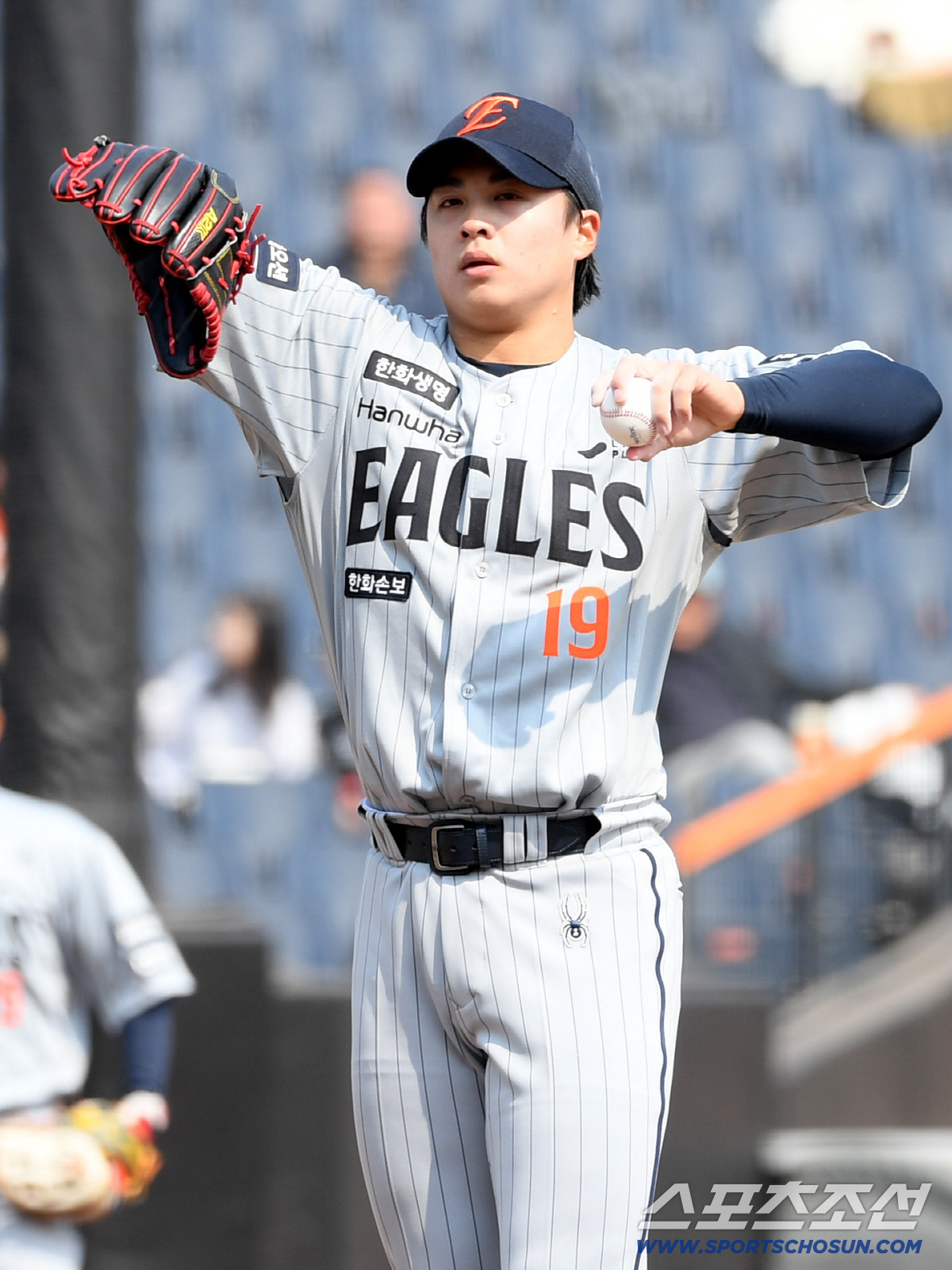 12일 대전한화생명볼파크에서 열린 KBO리그 한화 이글스와 삼성 라이온즈의 시범경기. 한화 왕옌청이 숨을 고르고 있다. 대전=박재만 기자 pjm@sportschosun.com/2026.03.12/