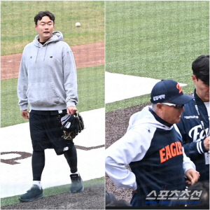 KT 유니폼 입고 대전 온 한승혁, 스승에게 바로 다가가지 못한 이유는?[대전 현장]