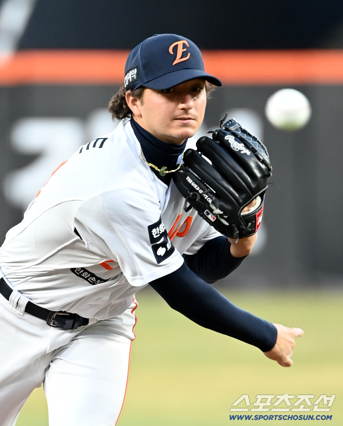 31일 대전한화생명볼파크에서 열린 KT와 한화의 경기. 한화 선발투수 화이트가 역투하고 있다. 대전=허상욱 기자wook@sportschosun.com/2026.03.31/