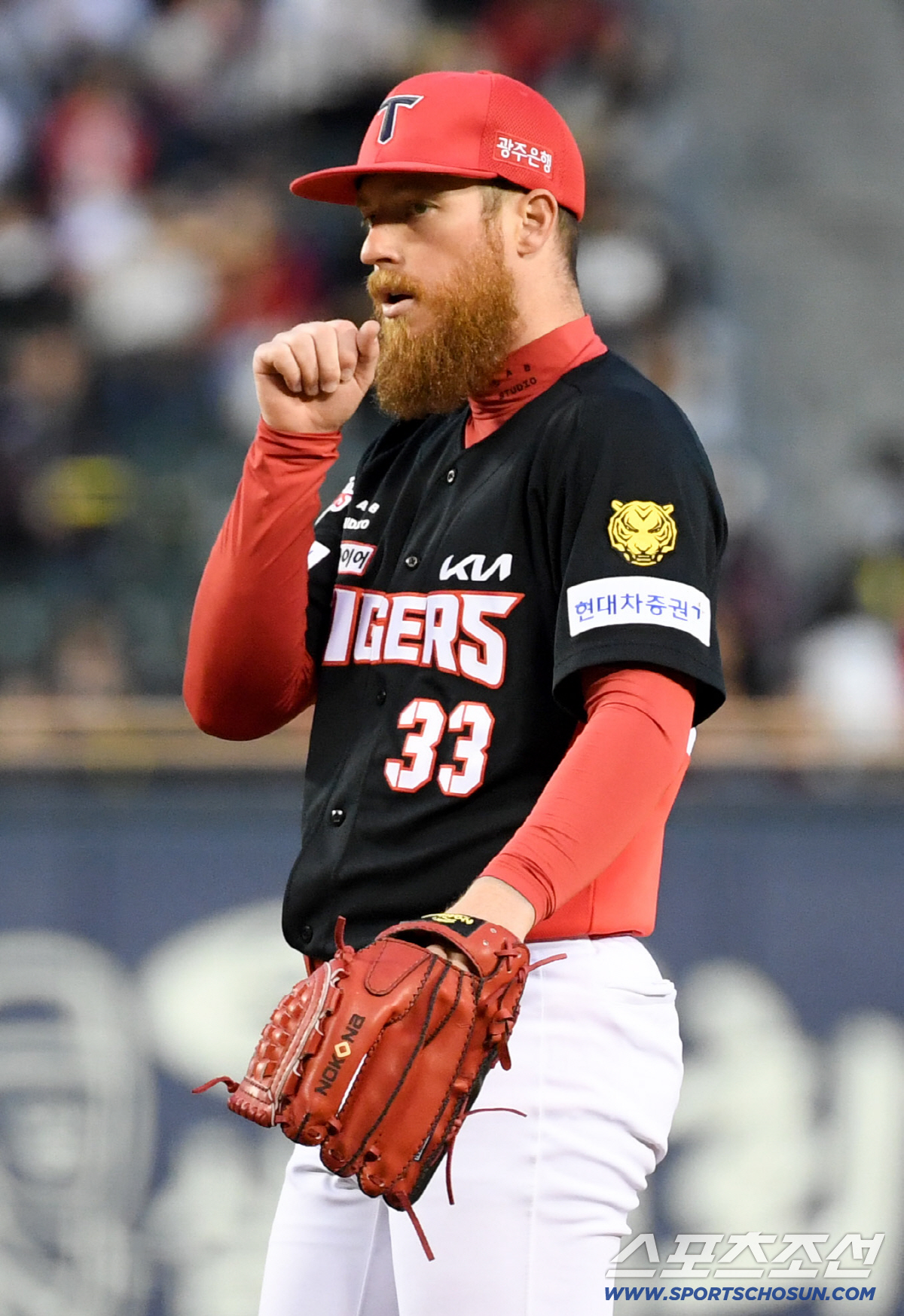 31일 잠실구장에서 열린 LG와 KIA의 경기. KIA 올러가 역투하고 있다. 잠실=박재만 기자 pjm@sportschosun.com/2026.03.31/