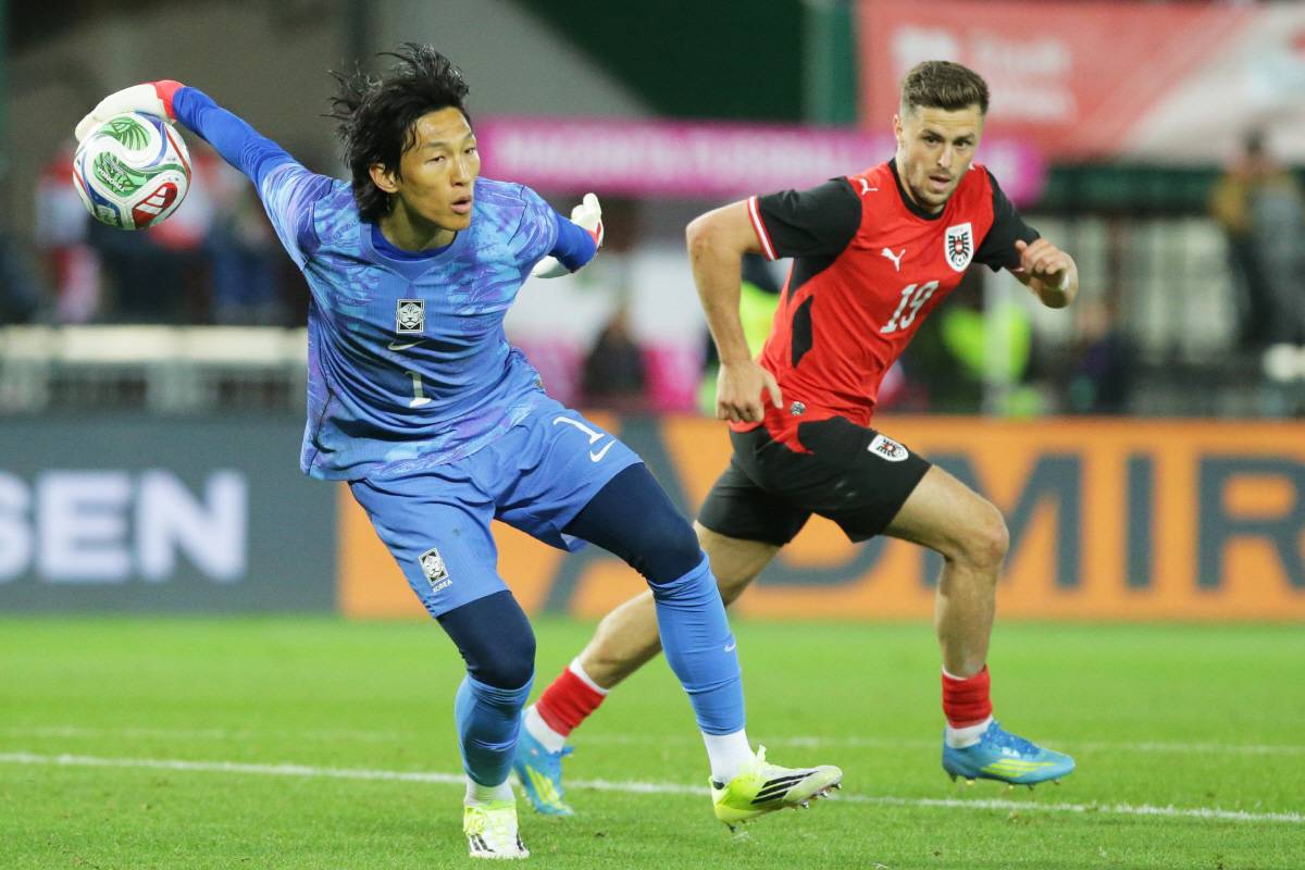 '월드컵 어떡하나' 홍명보호, '자비처 결승골' 오스트리아에 0-1 패...마지막 평가전 2연패 '무득점-5실점'