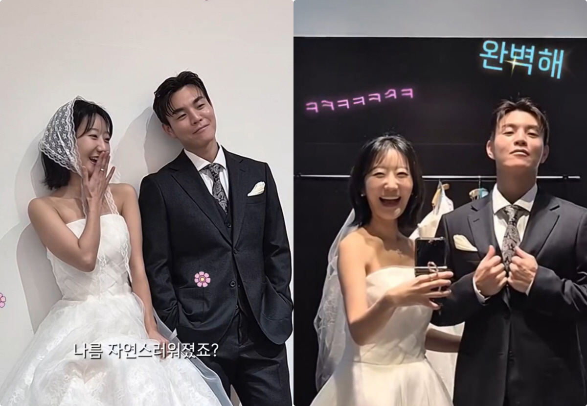 23기 순자♥영철, 결혼식 현장 공개.."뚝딱뚝딱, 리허설 해보고 왔어요!"