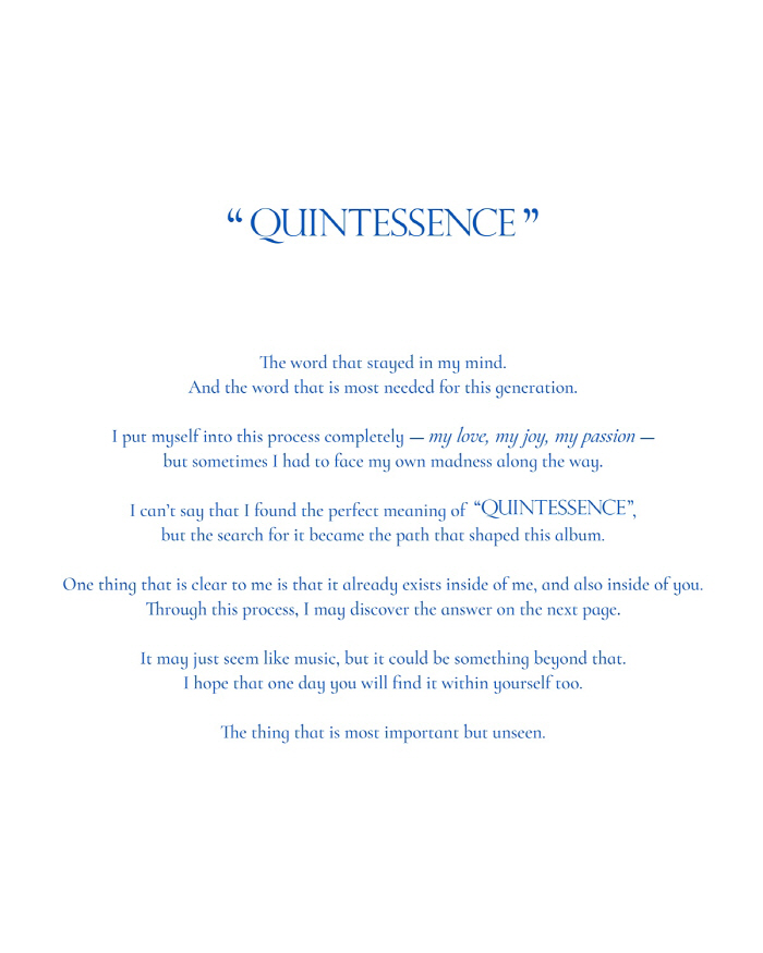빅뱅 태양, 3년만의 솔로 컴백 QUINTESSENCE