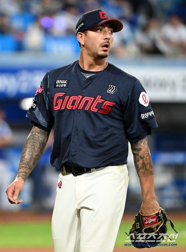 롯데 자이언츠 시절 빈스 벨라스케즈. 스포츠조선DB