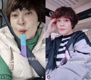 조혜련, 59→52kg 진짜 '뼈말라' 됐네…