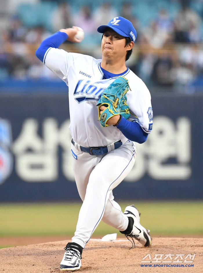 삼성의 임찬규가 등장했다...140km 초반 직구인데, 왜 치지를 못하나 