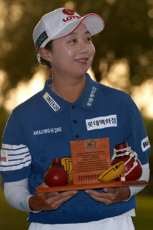 'LPGA 2주 연속 우승 실화?' 김효주의 어메이징한 시즌, 어메이징크리가 함께 했다