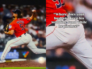 '대전 예수' 와이스, 투구 중에도 이건 절대 포기 못해!…'열혈 사랑꾼' 이 힘으로 '호투'했나