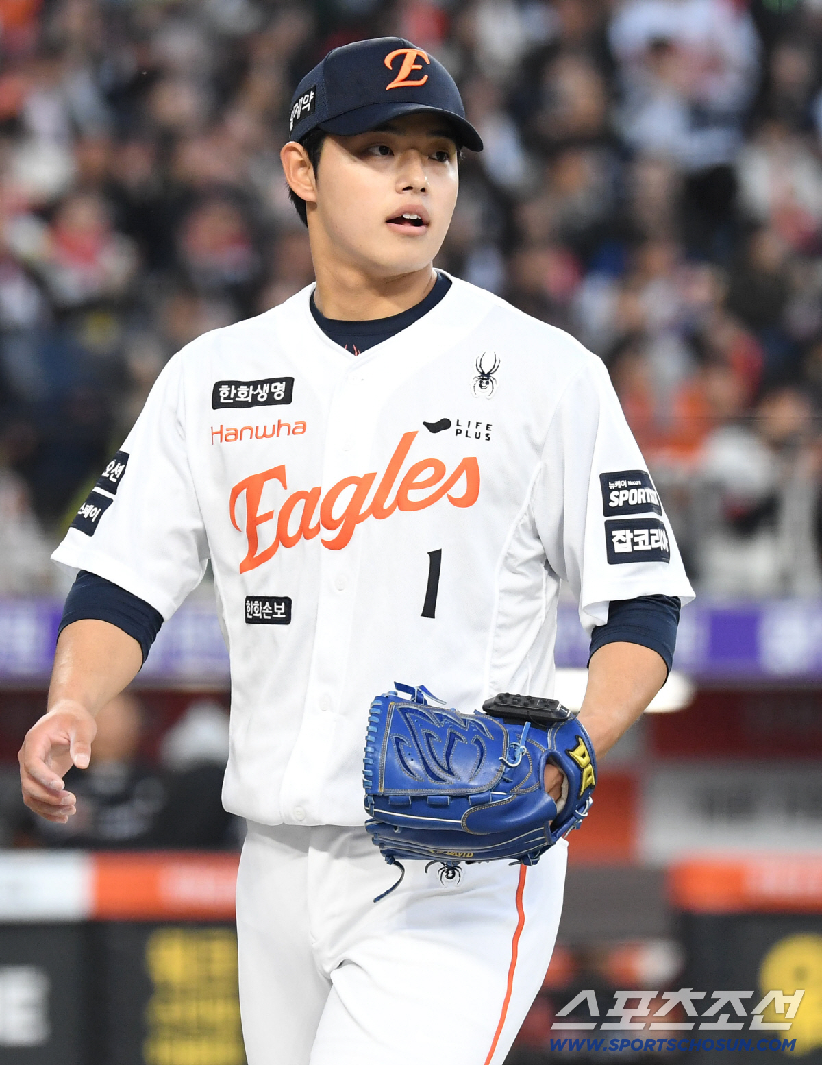 2일 대전 한화생명볼파크에서 열린 한화와 KT의 경기. 1회 무실점 투구를 펼친 한화 문동주. 대전=송정헌 기자songs@sportschosun.com/2026.04.02/