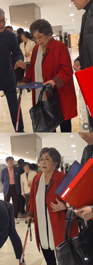 86세 사미자, 뇌경색→발목 괴사까지 견뎠는데…낙상사고 후 천만다행 근황