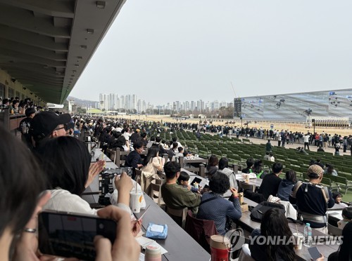 (서울=연합뉴스) 강민지 인턴기자 = 지난달 29일 과천경마장(렛츠런파크서울)의 모습. 2026.4.4