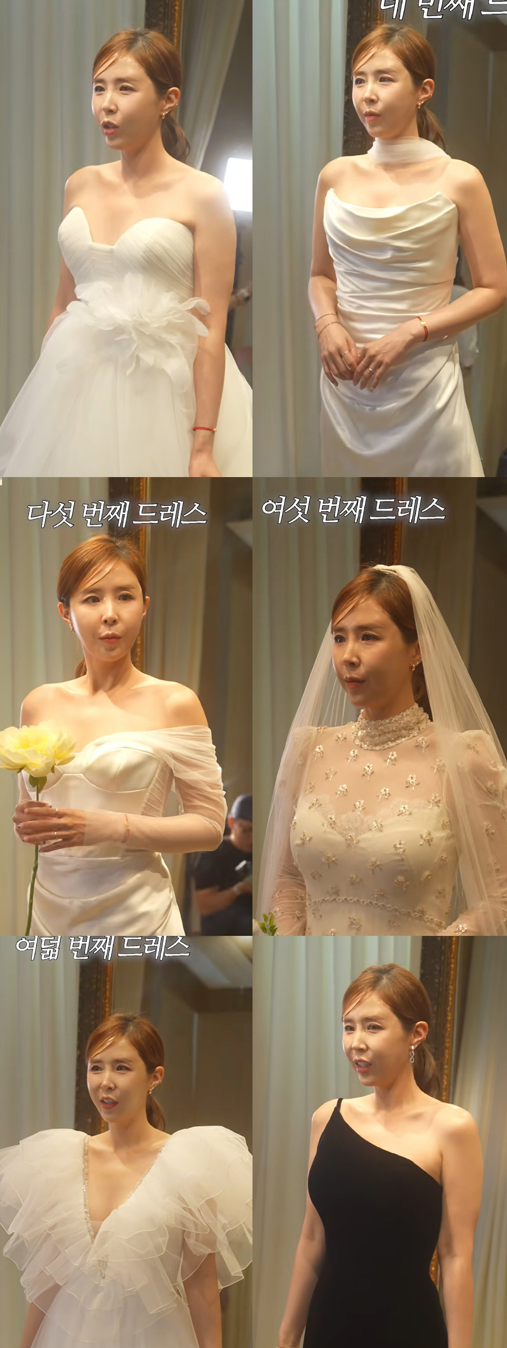 '5월 결혼' 신지, '뼈말라' 변신 후 웨딩드레스 피팅..."어떤게 예쁜가요?"